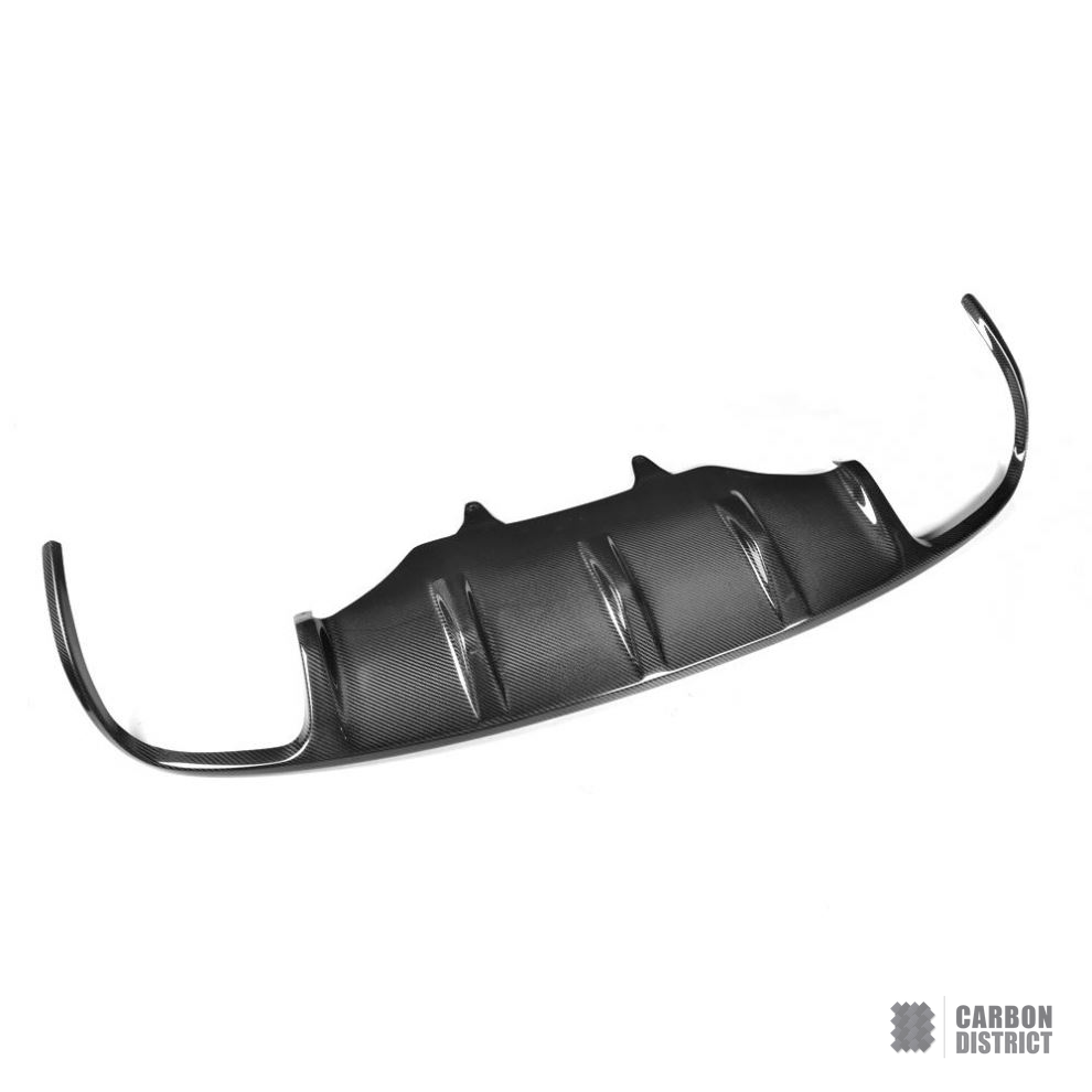 Porsche Macan (95B) carbon fibre rear diffuser (Style A) — fits 2014-2024