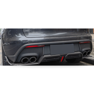 Porsche Macan Dry Carbon Fibre Rear Diffuser with Brake Light (2022+)