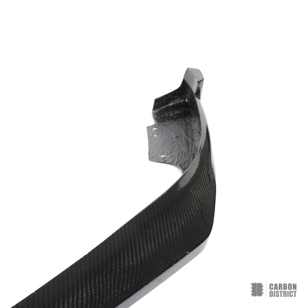 Porsche Panamera (971) carbon fibre front lip — UV-stable gloss finish detail