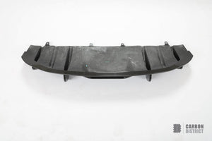Porsche Taycan (9J1) dry carbon fibre rear diffuser (V2) — view 4