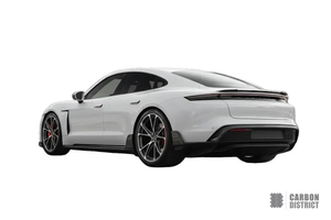 Porsche Taycan carbon fibre spoiler — 3K twill gloss finish