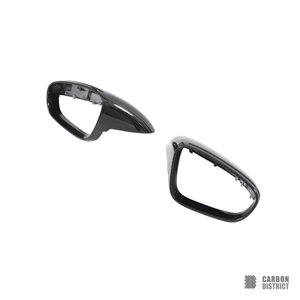 Porsche Taycan dry carbon fibre mirror caps — fits 2019+