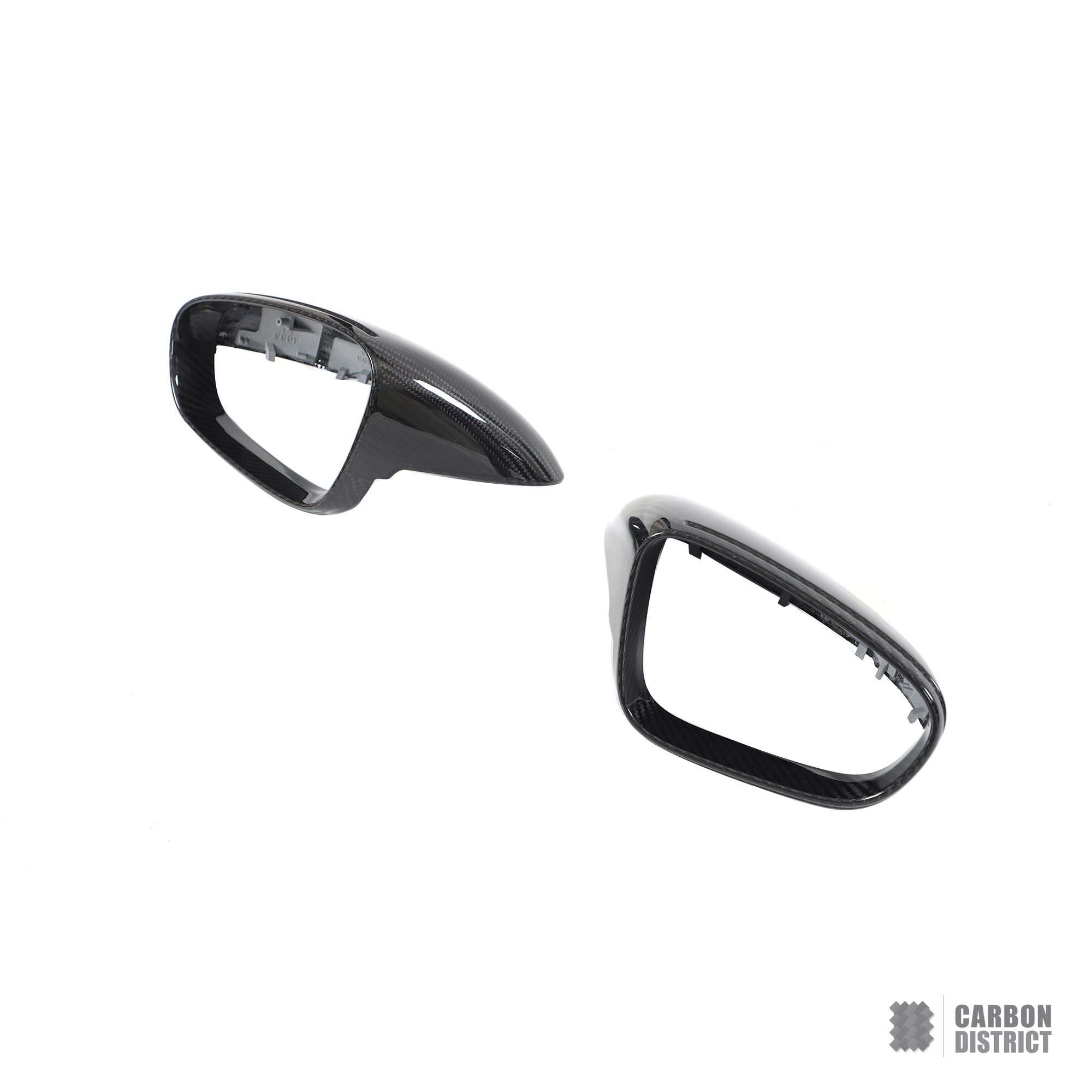 Porsche Taycan dry carbon fibre mirror caps — fits 2019+