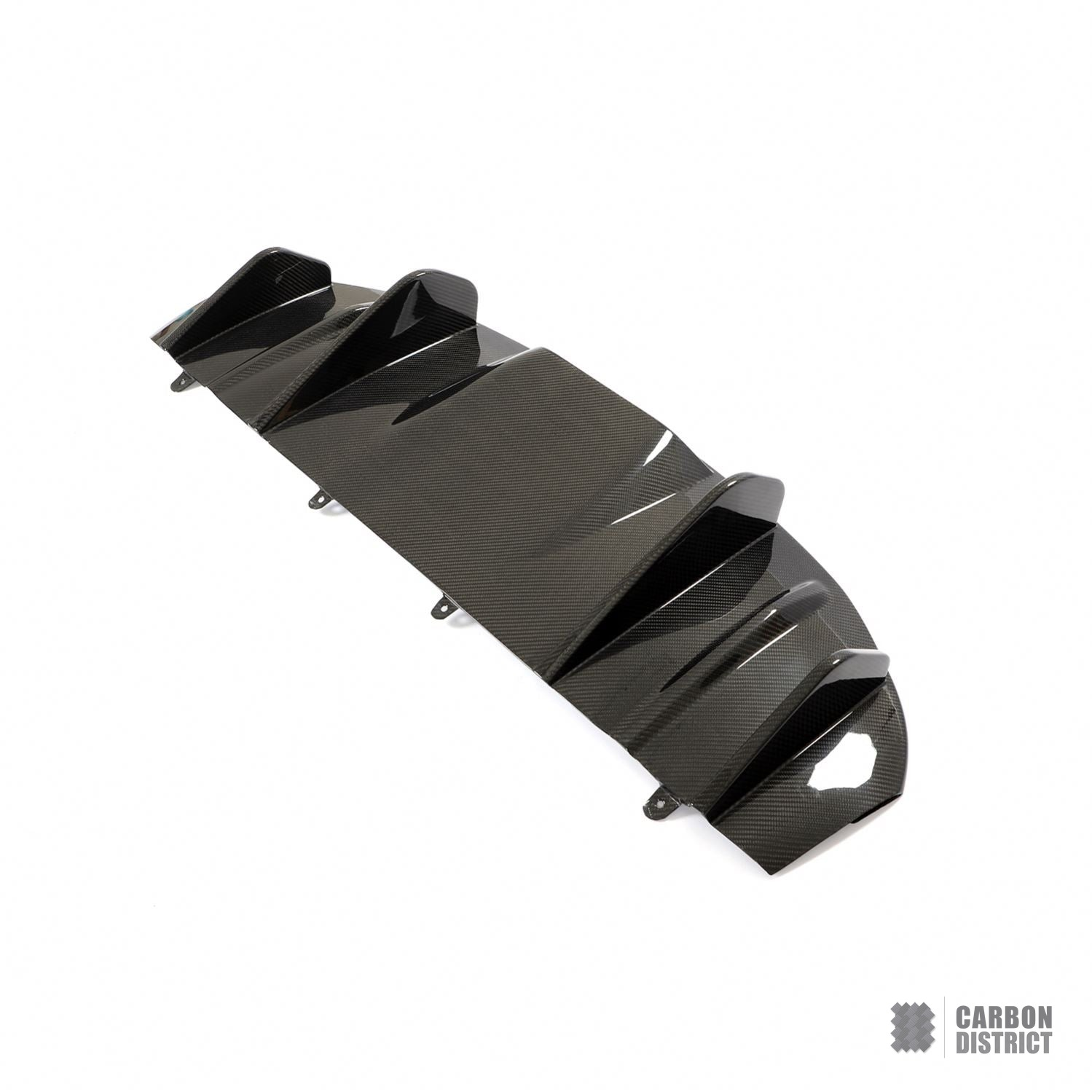 Porsche Taycan dry carbon fibre rear diffuser — fits 2019+