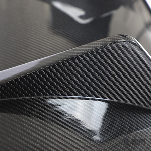 Porsche Taycan dry carbon fibre rear diffuser — full product view