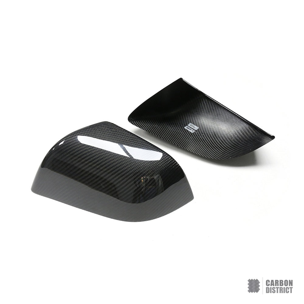 Tesla Model 3 carbon fibre mirror caps (Pre-Facelift + Highland) — fits 2017+