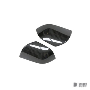 Tesla Model 3 carbon fibre mirror caps (Pre-Facelift + Highland) — made to order in genuine carbon fibre
