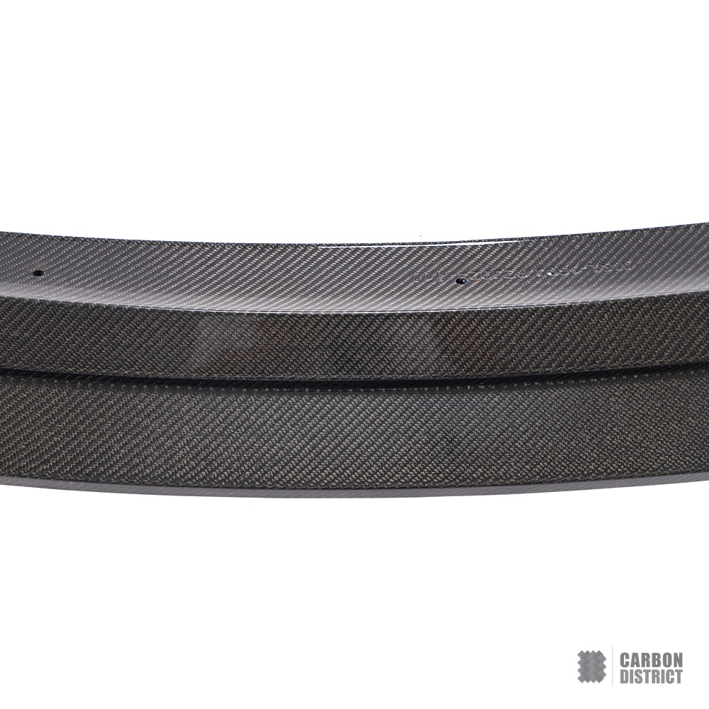 Tesla Model Y carbon fibre front lip — fits 2020+