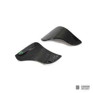 Tesla Model Y carbon fibre rear canards — made to order in genuine carbon fibre