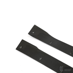 Tesla Model Y carbon fibre side skirts — made to order in genuine carbon fibre