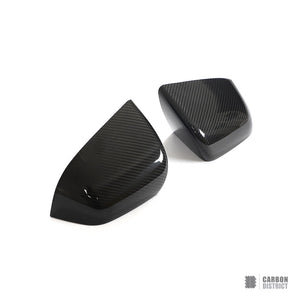Tesla Model Y Dry Carbon Fibre Mirror Caps (Full Replacement)