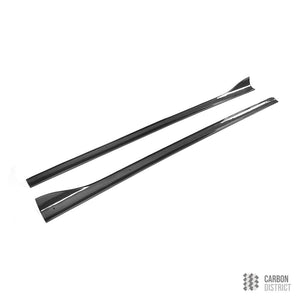 Audi A3/S3 Saloon (8V) carbon fibre side skirts — fits 2012-2020