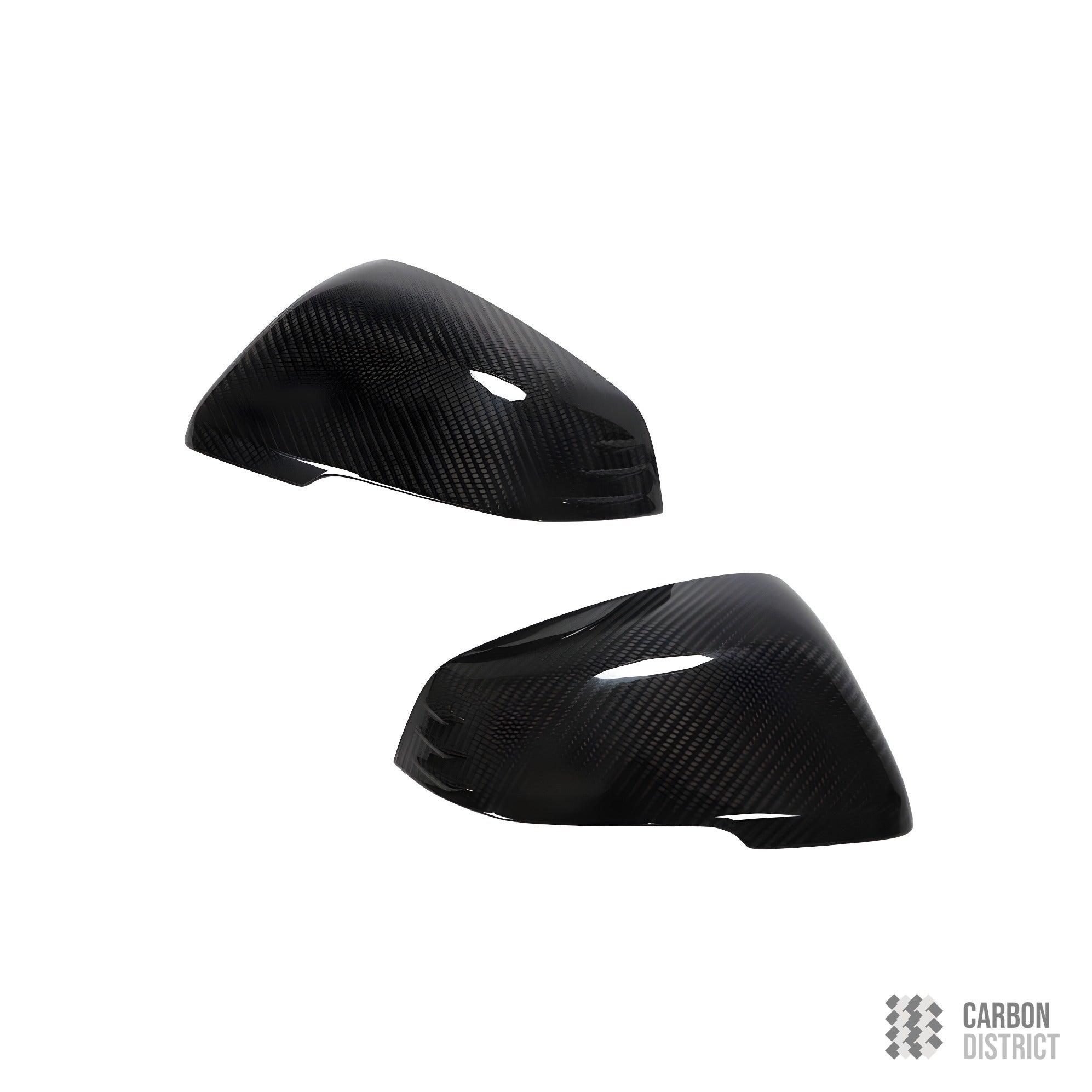 Toyota Supra (A90) carbon fibre mirror caps — made to order in genuine carbon fibre