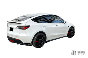 Tesla Model Y carbon fibre rear diffuser — full product view