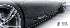 BMW 5 Series (F10) carbon fibre side skirts — view 8