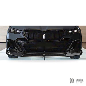 BMW 5 Series (G60) carbon fibre front lip — made to order in genuine carbon fibre