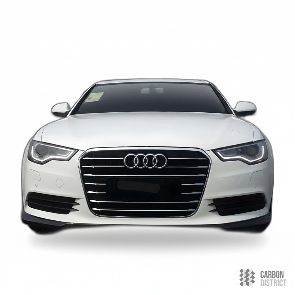Audi A6/S6 (C7) carbon fibre front lip — made to order in genuine carbon fibre
