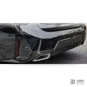 BMW 3 Series (G20 Facelift) carbon fibre rear diffuser — made to order in genuine carbon fibre