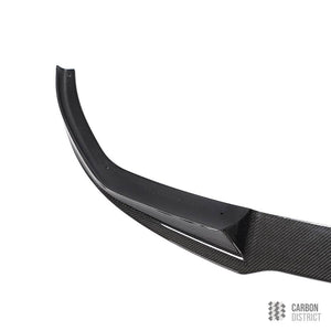 BMW 3 Series (G20) carbon fibre front lip — 3K twill gloss finish