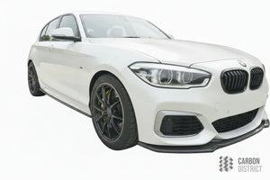 BMW 1 Series (F20) carbon fibre side skirts — full product view