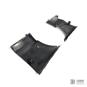 Toyota Supra (A90) carbon fibre front fenders — 3K twill gloss finish