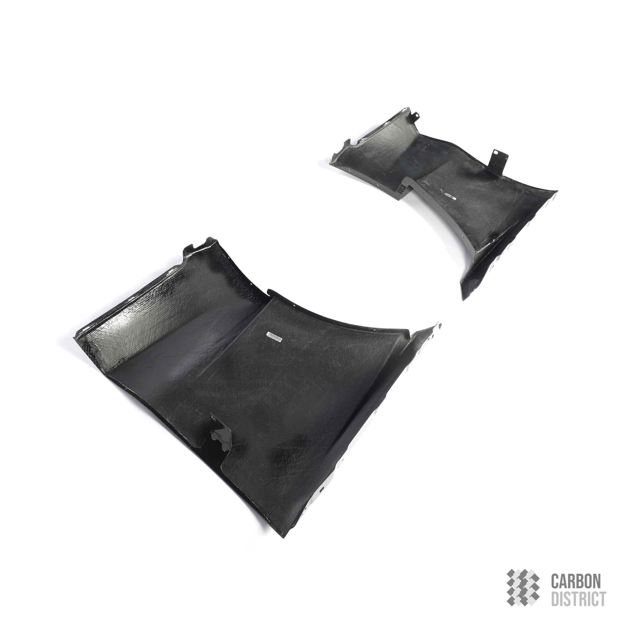 Toyota Supra (A90) carbon fibre front fenders — 3K twill gloss finish