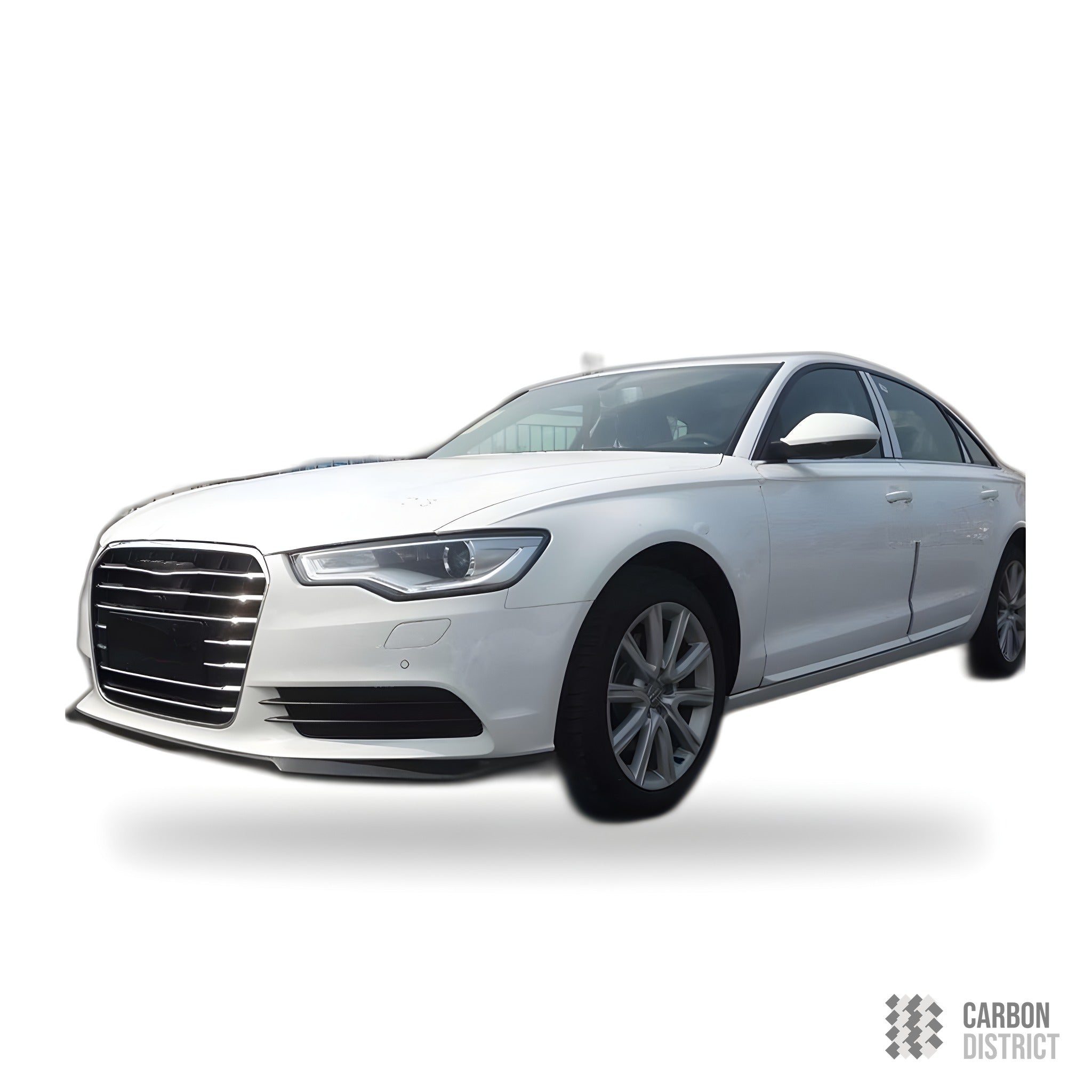 Audi A6/S6 (C7) carbon fibre front lip — fits 2012-2018