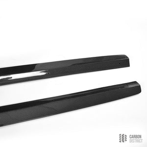 Audi A5/S5 (B8/B8.5) carbon fibre side skirt extensions — made to order in genuine carbon fibre