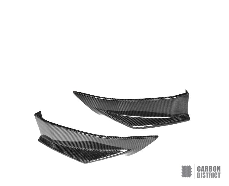 Toyota GT86 (ZN6) carbon fibre rear canards — 3K twill gloss finish