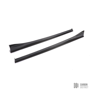 Toyota GT86 (ZN6) carbon fibre side skirts — 3K twill gloss finish