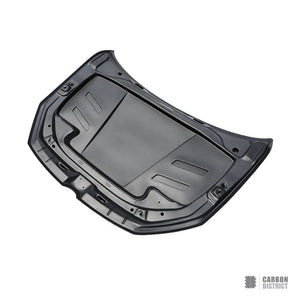 Volkswagen Golf (MK7) carbon fibre bonnet (V1) — UV-stable gloss finish