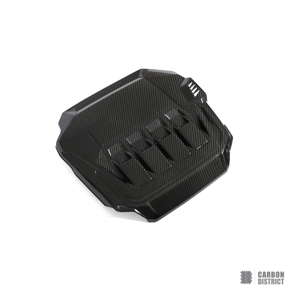 Volkswagen Golf (MK8) carbon fibre engine bay cover — UV-stable gloss finish