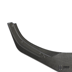 VW Golf Mk8 carbon fibre front lip — made to order in genuine carbon fibre