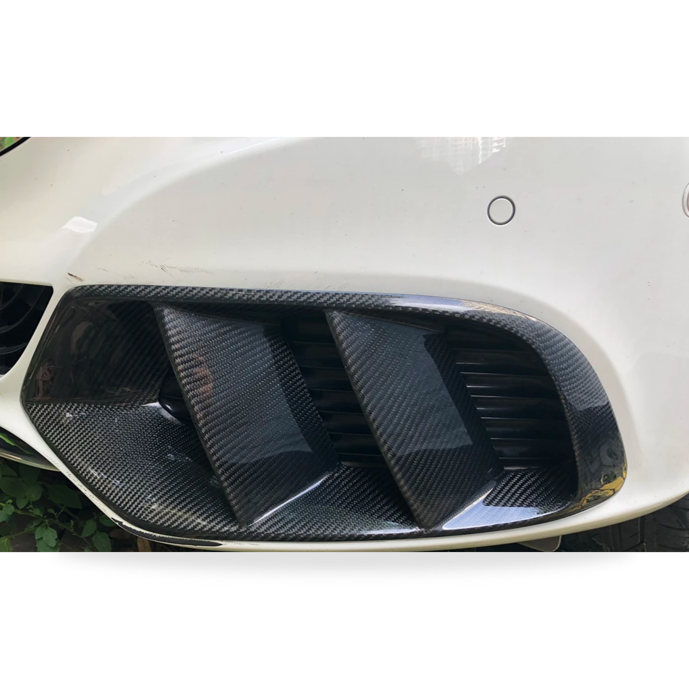 Mercedes C-Class (W205) Carbon Fibre Fog Lamp Covers (Base Model)