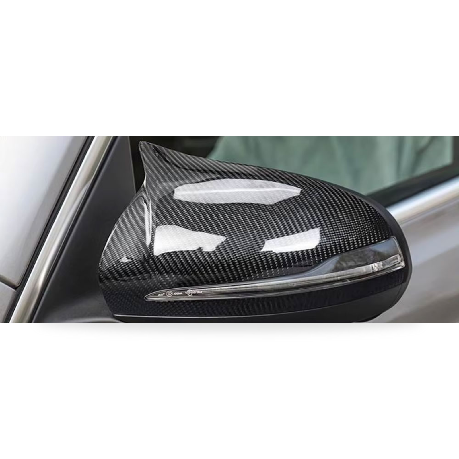 Mercedes C-Class (W205) Carbon Fibre Mirror Caps