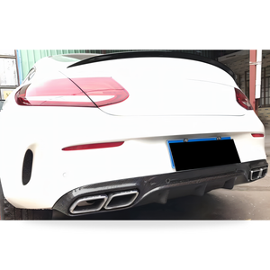 Mercedes C-Class (W205 Coupe) Carbon Fibre Rear Diffuser