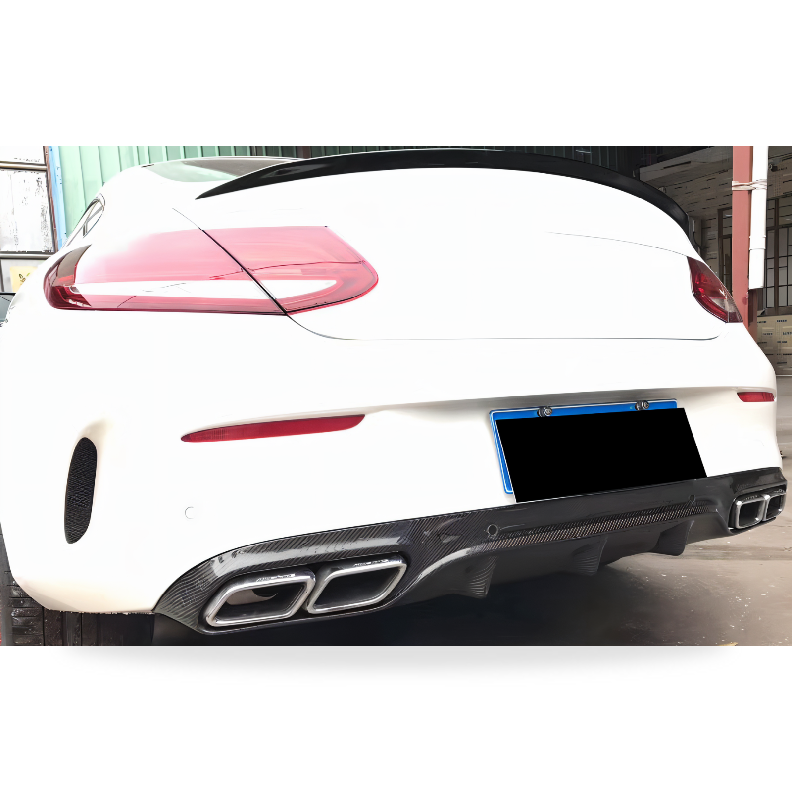 Mercedes C-Class (W205 Coupe) Carbon Fibre Rear Diffuser